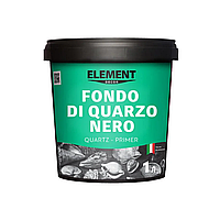 Кварц-грунт FONDO DI QUARZO NERO ELEMENT DECOR 1 л - акриловая грунтовка с мраморной пылью