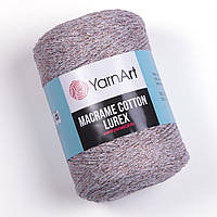 Yarnart MACRAME COTTON LUREX (Макраме котон люрекс) №727 беж (Пряжа, нитки для в'язання макраме)