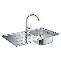 Набір Grohe мийка кухонна K200 31562SD0 + змішувач BauEdge 31367000