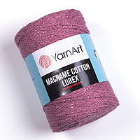 Yarnart MACRAME COTTON LUREX (Макраме котон люрекс) №743 фрез (Пряжа, нитки для в'язання макраме)