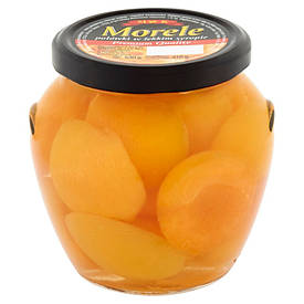 Консервовані половинки абрикосу у сиропі 530 г.