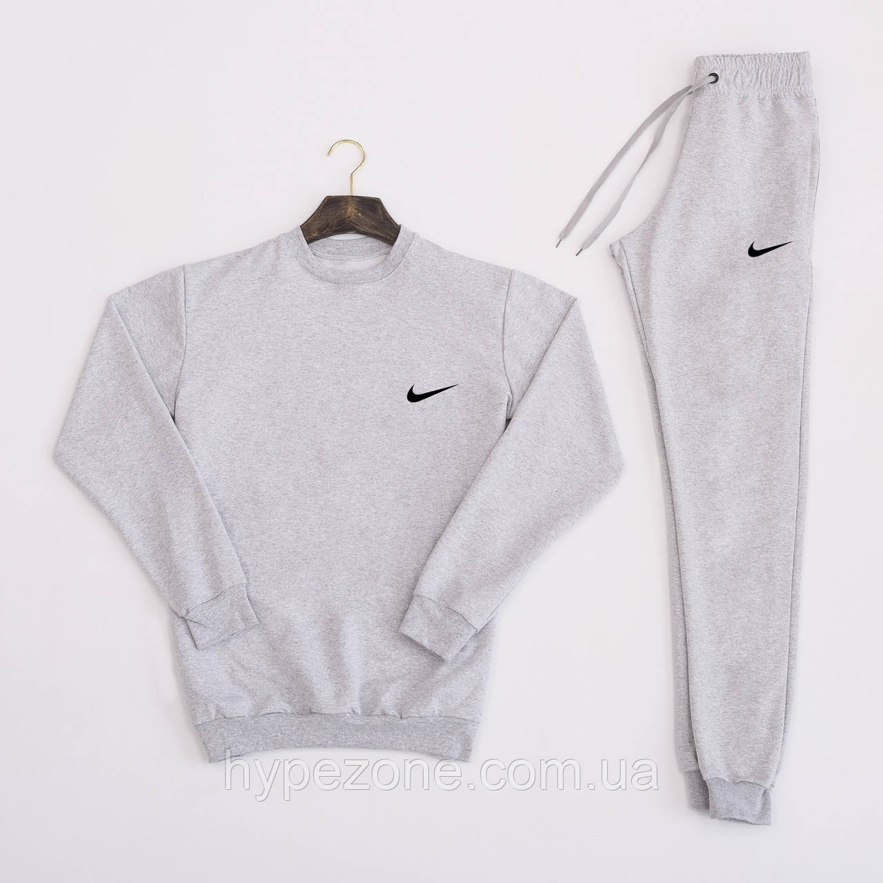 Чоловічий спортивний костюм з логотипом NIKE весна-літо Кофта Найк і чоловічі штани NIKE с карманами