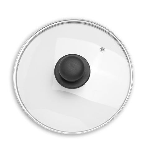 Кришка скляна Willinger Silver 24 см з бакелітовою ручкою та сталевим ободом