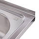 Кухонна мийка Lidz 6050-R Decor 0,6 мм (LIDZ6050R06DEC), фото 4