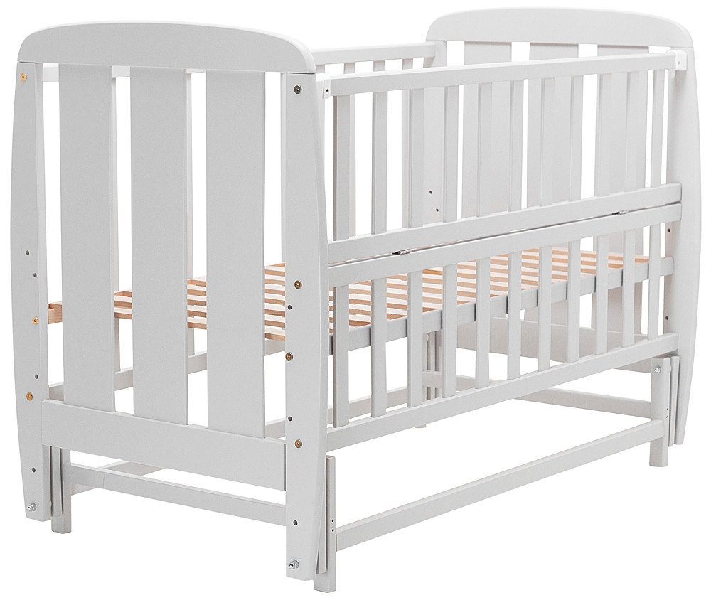 Кровать Babyroom Шарик SH-02 маятник, откидной бок бук серый