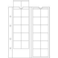 Лист на 24 монеты диаметр 34 мм OPTIMA Leuchtturm