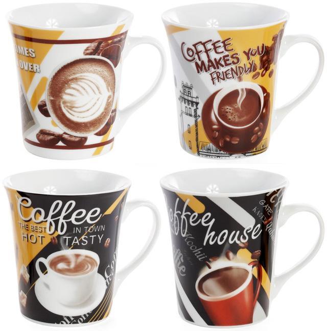 Кухоль порцеляновий "Coffee makes you friendly" 375 мл