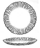 Блюдо Aurora Ø32 см скляне