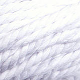 Yarnart MACRAME ROPE 5 мм (Макраме Роп 5 мм) № 751 білий (Пряжа, нитки для в'язання), фото 2