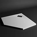 Піддон для душу Black п'ятикутний 1000*1000, фото 2