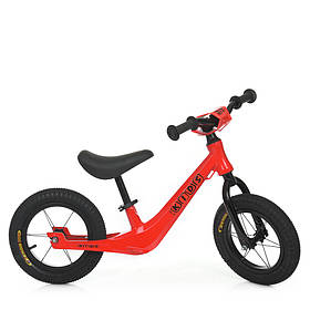 Дитячий беговел (надувн.кіл, алюм.обод, магнієва рама) PROFI KIDS SMG1208A-2 Червоний