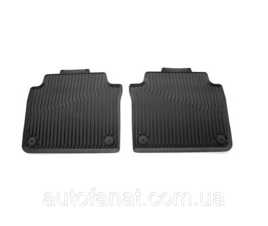 Килимки Audi A8 (D5) (не Long) (2017 —...) задні гумові в салон оригінал (4N0061511041)