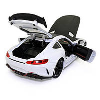 Іграшкова машинка металева Mercedes-Benz AMG «АвтоЕксперт» Мерседес білий звук світло 20*9*7 см (GT-6214), фото 6