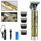 Аккумуляторна машинка для стрижки волосся HAIR CLIPPER TH-8002 бритва триммер орантної для бороди 3 Вт, фото 4
