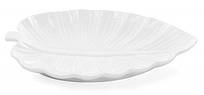 Набір 3 сервірувальні страви "White City Лист" 20 см (біла порцеляна)