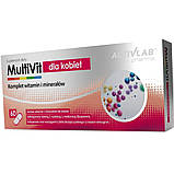 Вітаміни для жінок Activlab MultiVit dla Kobiet 60 таб, фото 3