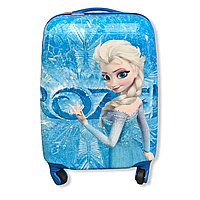 Дитяча валіза на 4 коліщатках Холодне Серце 25 літрів, колір синій