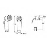 Лійка MONRO гігієнічна, кутова з кріпленням, фото 6