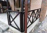 Перила на балкон та огорожі з металу в сучасному стилі, фото 9