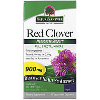 Красный клевер Nature's Answer "Red Clover" 900 мг (90 капсул)