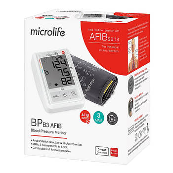 Автоматичний тонометр тискомір Microlife BP B3 AFIB+ блок живлення