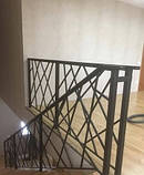 Перила на балкон та огорожі з металу в сучасному стилі, фото 7