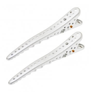Затискачі для волосся Y. S. Park Shark Clip Silver Metal 2 шт