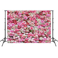 Фотофон, фон для фото вініловий текстурний 2.1×1.5 м Квіти №2 (TBD0191467201B)