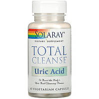 Комплекс для виведення сечової кислоти SOLARAY "Total Cleanse Uric Acid" для підтримки суглобів (60 капсул)