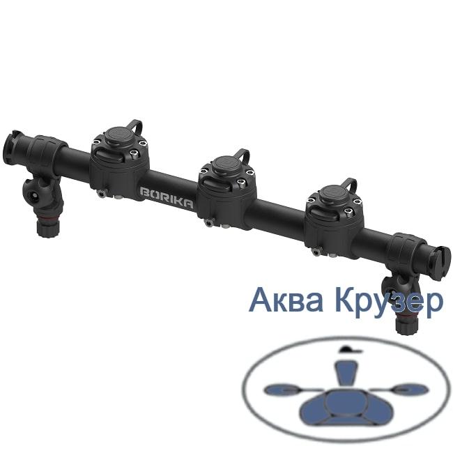 BORIKA FASTen GRp500-3 тарга чорна розширювальна для встановлення аксесуарів на човен, розмір M