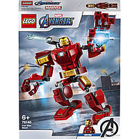 Конструктор LEGO Super Heroes Marvel Avengers Iron Man Железный Человек трасформер, 148 деталей