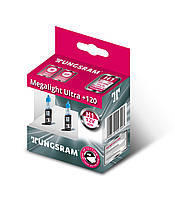 Tungsram Megalight Ultra Н1+120% - на 120% больше света (Венгрия) (цена за две лампы)