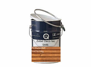 Олія Zobel Deco-tec 5446 TopOil 2in1 UVPlusX для терас та ін. дерев'яних елементів , 3л (Німеччина),колір - Pernambuk