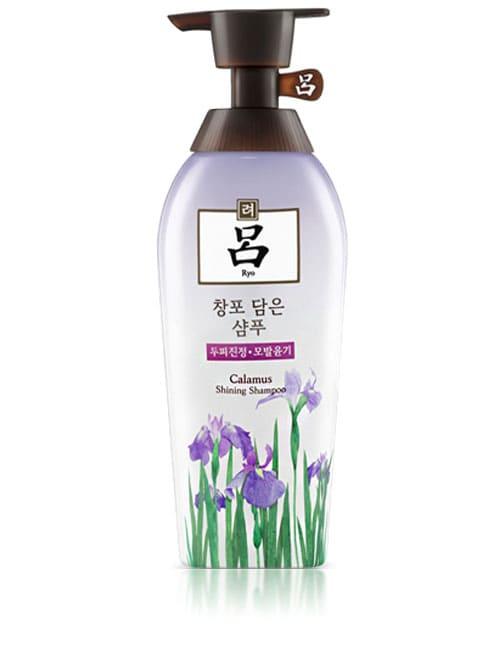 Шампунь для догляду за шкірою голови та волоссям Ryo Seaweed Calamus Shining Iris Shampoo 500 мл