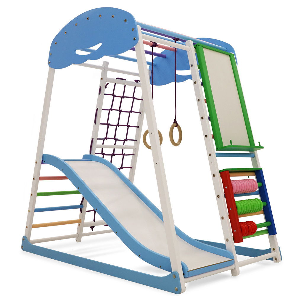 SportBaby Дитячий спортивний комплекс для дому SportBaby SportWood Sky Plus 7, фото 1