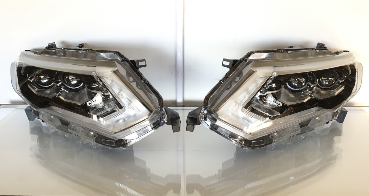 Фары комплект Nissan Rogue 2017-2019 Full Led новый OEM 26010-6FL0A, 26060-6FL0A