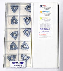 22ER 4 TR LDA DESKAR (Сталь, Нержавіюча сталь, Чавун) Твердосплавна пластина