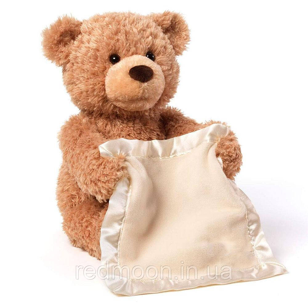 Плюшевий Ведмедик Peekaboo Bear 30 см, що говорить / Інтерактивна м'яка іграшка Пикабу