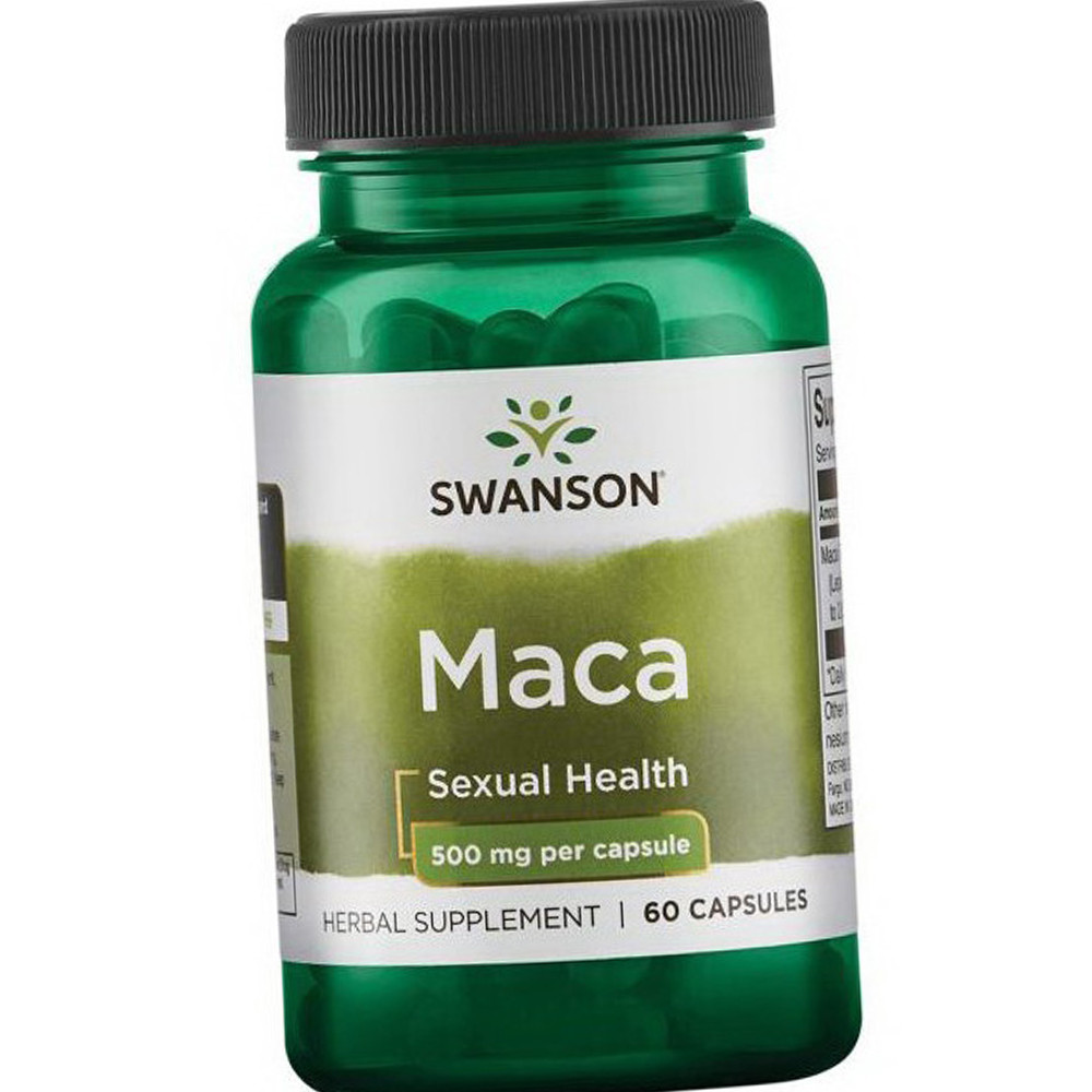 Екстракт маки Swanson Maca 500 mg full spectrum 60 капсул, фото 1