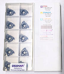 22ER N 60 LDA DESKAR (Сталь, Нержавіюча сталь, Чавун) Твердосплавна пластина