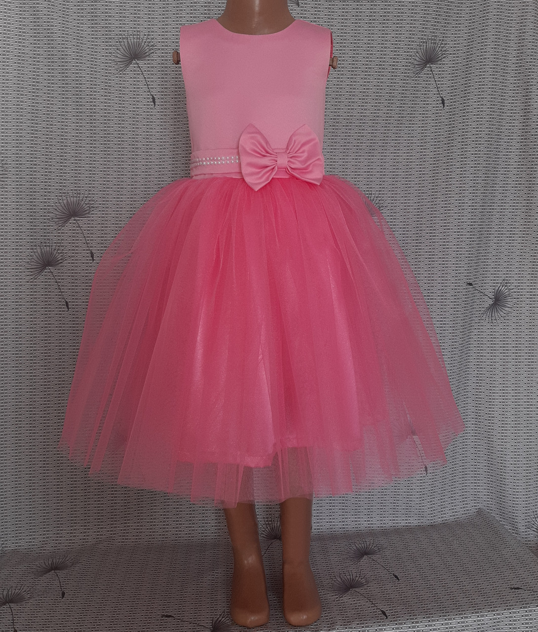 Святкова дитяча сукня рожевого кольору, розмір 116