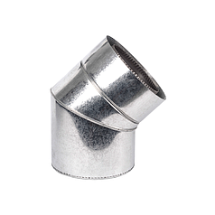 Коліно-сендвіч 45° ø100 мм 0,5 мм Нерж/Оц Aisi 304 Stalar (40953)