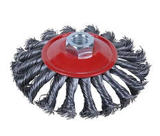 Щітка-крацовка Sigma "чашка" гайка М14, d 75 мм вита сталь