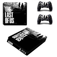 Виниловые наклейки на PS4 SLIM и Dualshock Last of Us Sony PlayStation 4 Custom Skin Playsole Games (PG118)