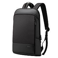 Городской мужской черный SLIM рюкзак BOPAI для ноутбука 15'' бизнес класса
