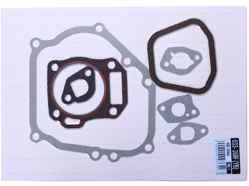 Прокладки двигуна 68 мм, к-т: 7 шт.  - 168F Y-BOX, фото 1
