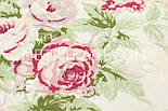 Ткань Duck "Букеты роз" фон айвори, фото 4