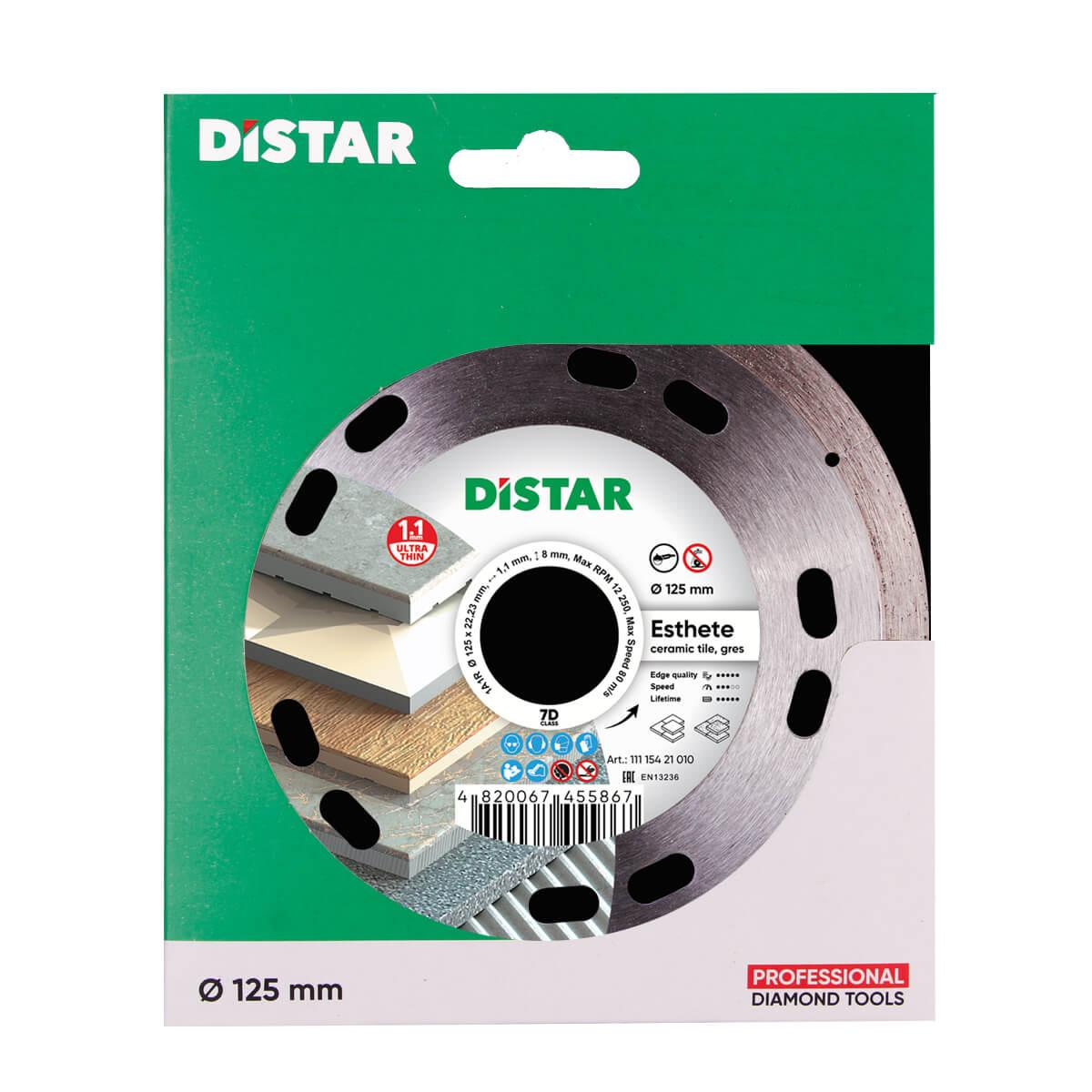 Диск алмазный Distar Esthete 125 мм для керамогранита/керамики - фото 5 - id-p1470389043