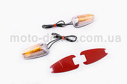 Повороти міні (пара) краплеподібні (самоклейні, прозорі) "E-MARKED"