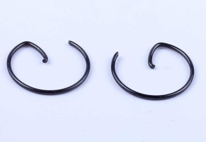 Кільця стопорні пальця поршневого, к-т: 2 шт. - 168F, фото 1